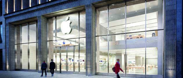 Apple Store in Hamburg: Paradebeispiel für Direktvertrieb durch den Hersteller.