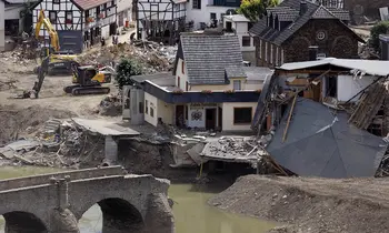 Katastrophale Flut: Das Hochwasser an der Ahr zerstörte Häuser und Betriebe. 