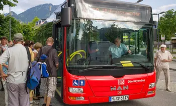 Bus in Oberammergau