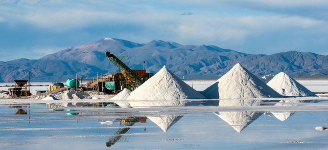 Lithium-Abbau im argentinischen Jujuy: In Argentinien und Chile lagern zwei Drittel der weltweiten Reserven.