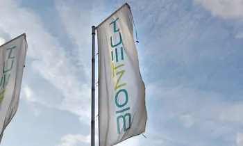 Flagge des Unternehmens Biontech
