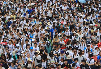 Kein Ende in Sicht: Seit Monaten protestieren regelmäßig Zehntausende in Hongkong gegen die Politik.