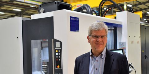 Zum Handeln gezwungen: Matthias Meyer, Geschäftsführer von Heller Machine Tools, der britischen Tochter des Werkzeugmaschinenbauers Gebr. Heller Maschinenfabrik, muss wegen des Brexits Arbeitsprozesse umstrukturieren.