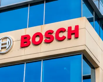 Glassfassade eines Bosch-Büros